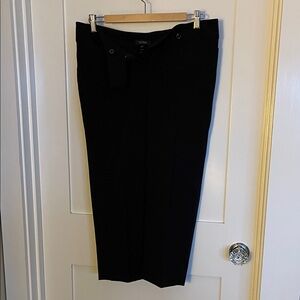 VINTAGE White House Black Market cropped Black Trousers Legacy 6